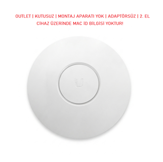 Ubiquiti UBNT UAP-LR 2,4 Ghz UniFi Enterprise AP-Long Range 300Mbps Access Point | Kutusuz | Outlet | Adaptörsüz | Montaj Aparatı Yok | 2. El