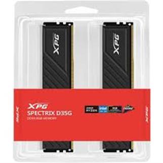 XPG 32GB (2X 16GB) DDR4 3600MHZ CL18 RGB DUAL KIT PC RAM SPECTRIX D35G AX4U360016G18I-DTBKD35G