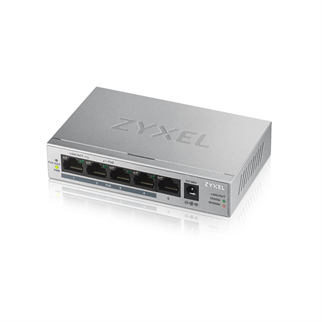 Zyxel 5port 60w 4port PoE GS-1005HP GIGABIT Yönetilemez Switch Desktop