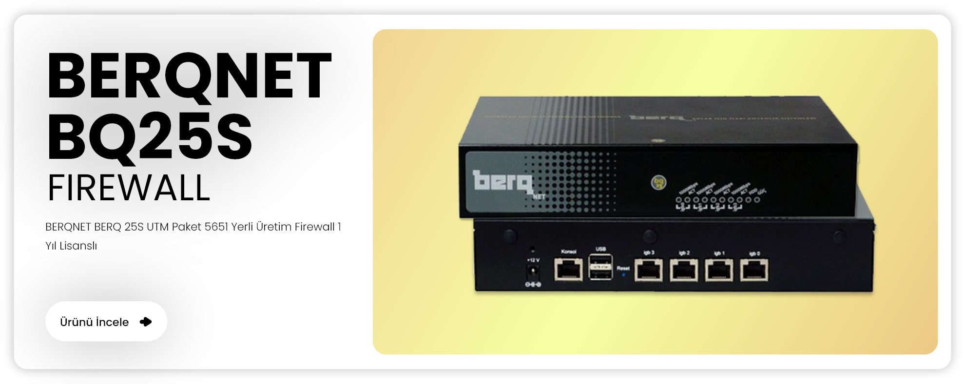 BerqNET Bq25S Firewall
