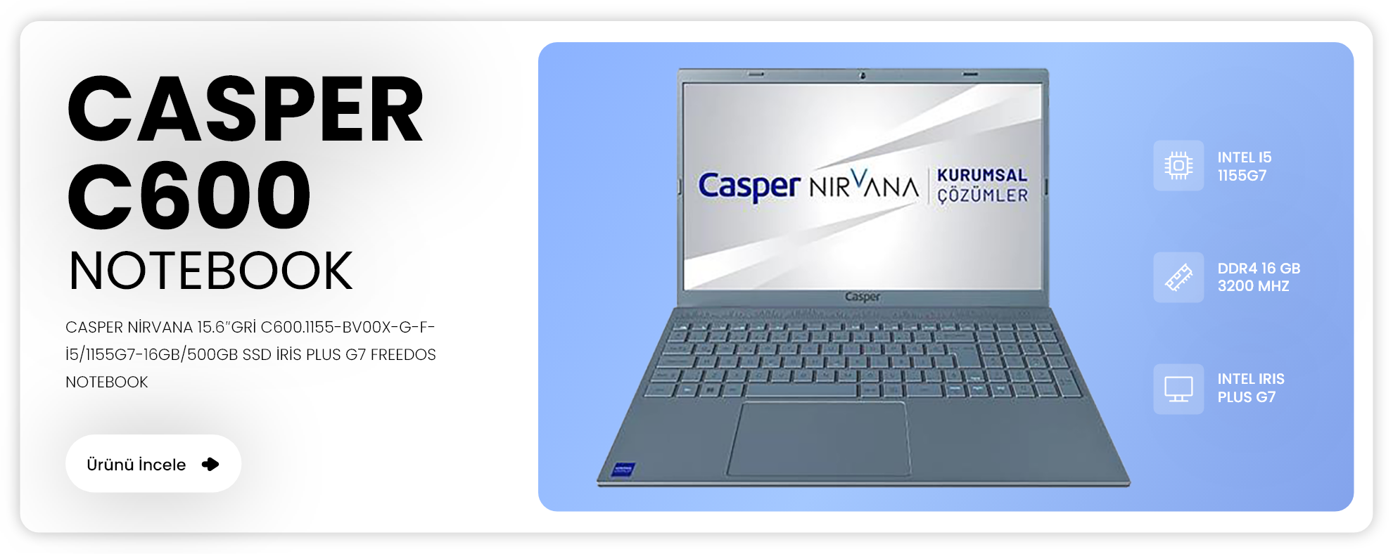 Casper c600 Notebook