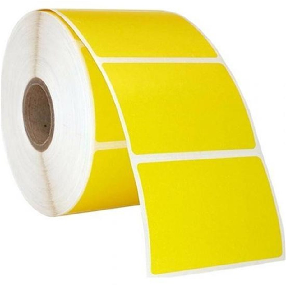 100X80 SARI TERMAL ETİKET
