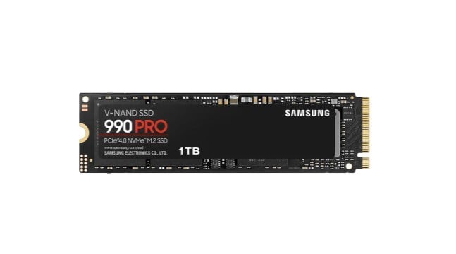 1TB SAMSUNG 990 PRO 7450/6900MB/s M.2 NVMe MZ-V9P1T0BW