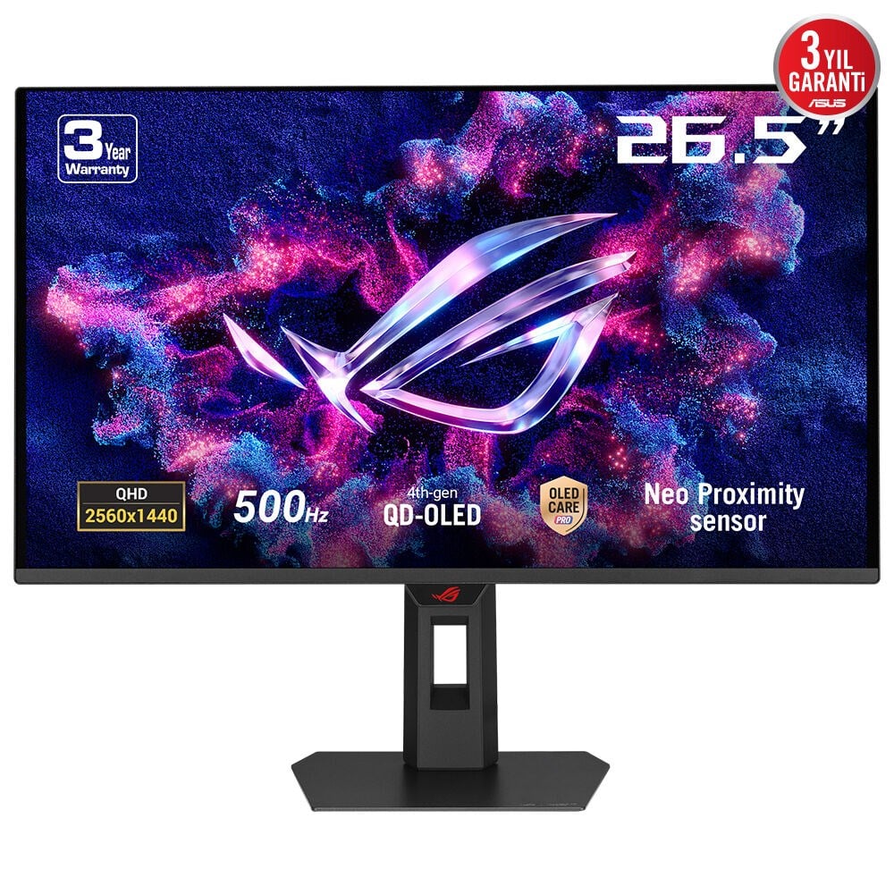 27 ASUS ROG STRIX XG27AQDPG 0.03MS 500HZ 2K QHD QD-OLED PIVOT GAMING