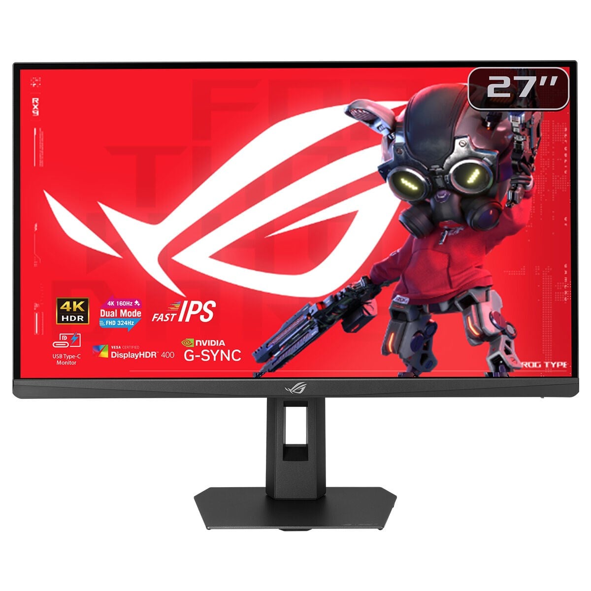 27 ASUS ROG STRIX XG27UCSR 4K 160HZ | FHD 324HZ DUAL MODE  0.03MS PİVOT  FREESYNC G-SYCN UYUMLU FAST IPS GAMİNG (OYUNCU) MONİTÖR