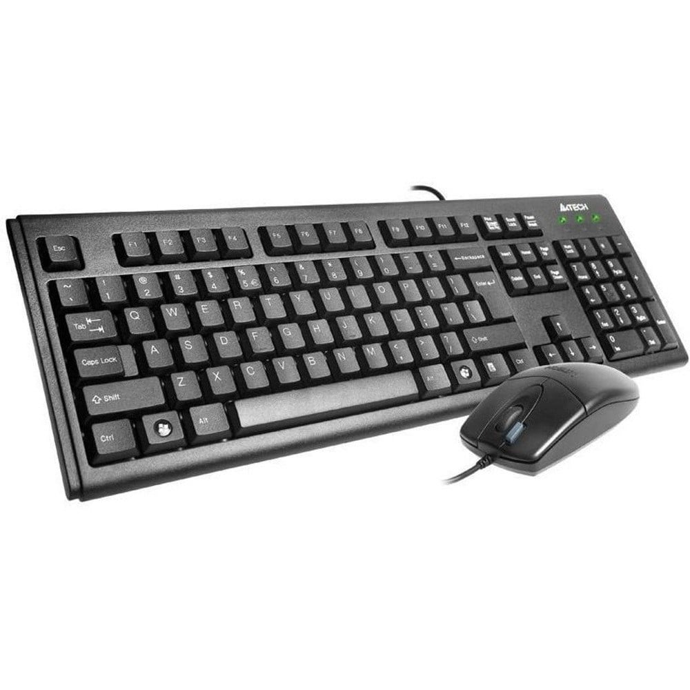 A4 TECH KM-72620D TÜRKÇE USB MULTİMEDYA SİYAH Q KLAVYE MOUSE