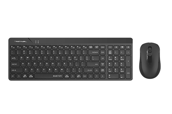A4TECH FG2300 AIR2 Kablosuz Q Trk Sessiz Siyah Klavye - Mouse Set