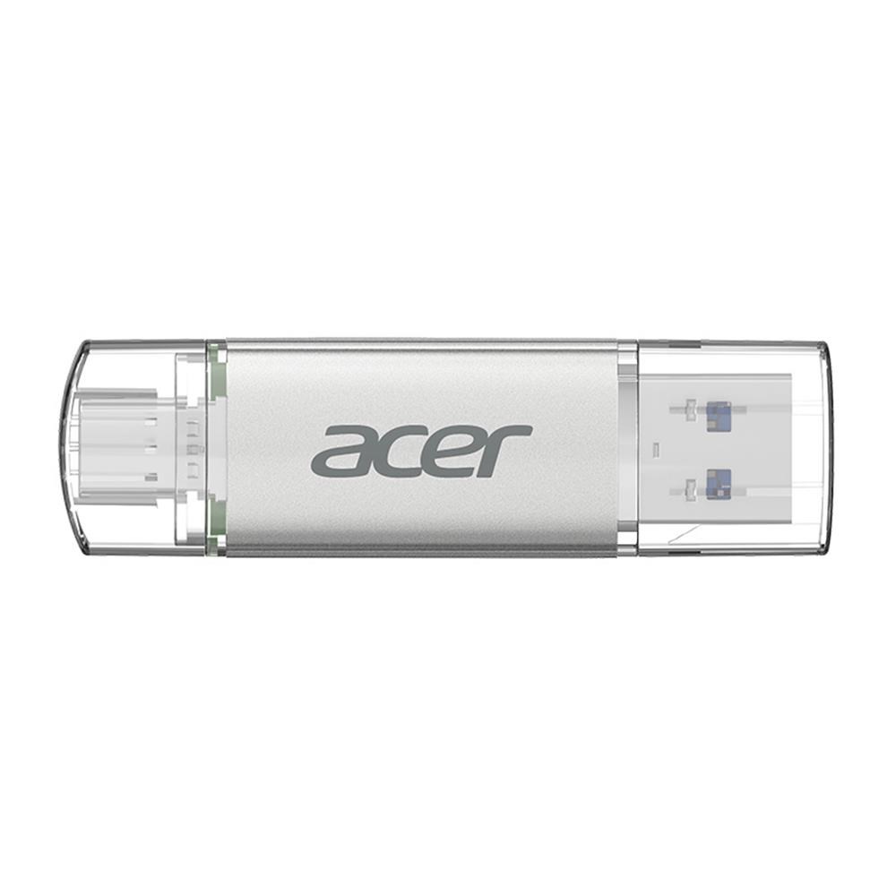 Acer 512GB USB 3.2 UT300-512GB USB-A+USB-C Çift Taraflı Metal Flash Bellek
