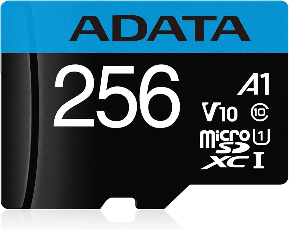 Adata 256GB Premier 100MB/S CLASS10 A1 Adaptörlü MicroSDXC Hafıza Kartı AUSDX256GUICL10A1-RA1