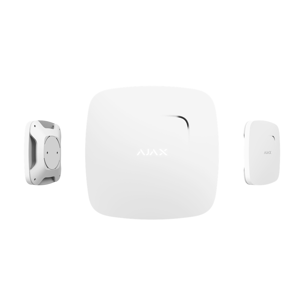 AJAX  FireProtect Plus, Kablosuz, Isı ve Duman Dedektörü, BEYAZ