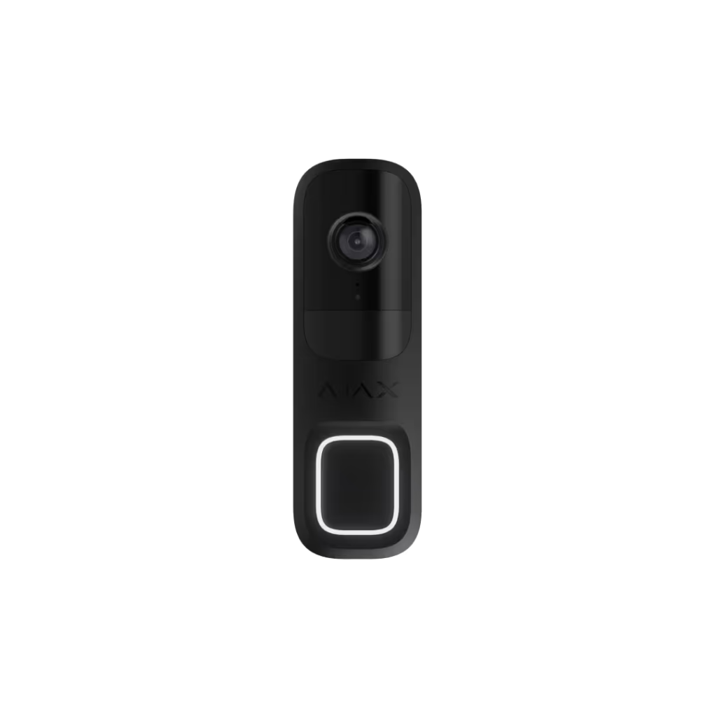 AJAX, DOORBELL, Kablosuz, Kameralı, Kapı Zili  Siyah