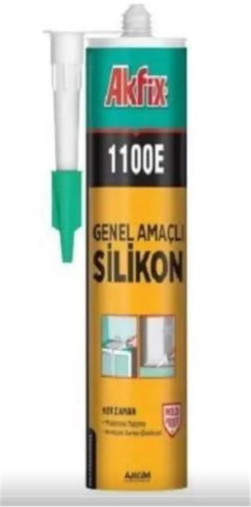 Akfix 1100e Silikon Beyaz 280 Ml (koli-24 Lü)