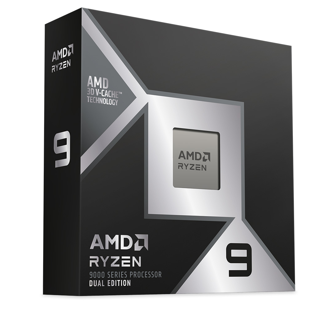 AMD RYZEN 9 9950X3D2 Dual Edition 16 Core, 4,30-5.60GHz, 208Mb Cache, 200W,  AM5 Soket, BOX (Kutulu) (Dahili Grafik VAR, Fan YOK)