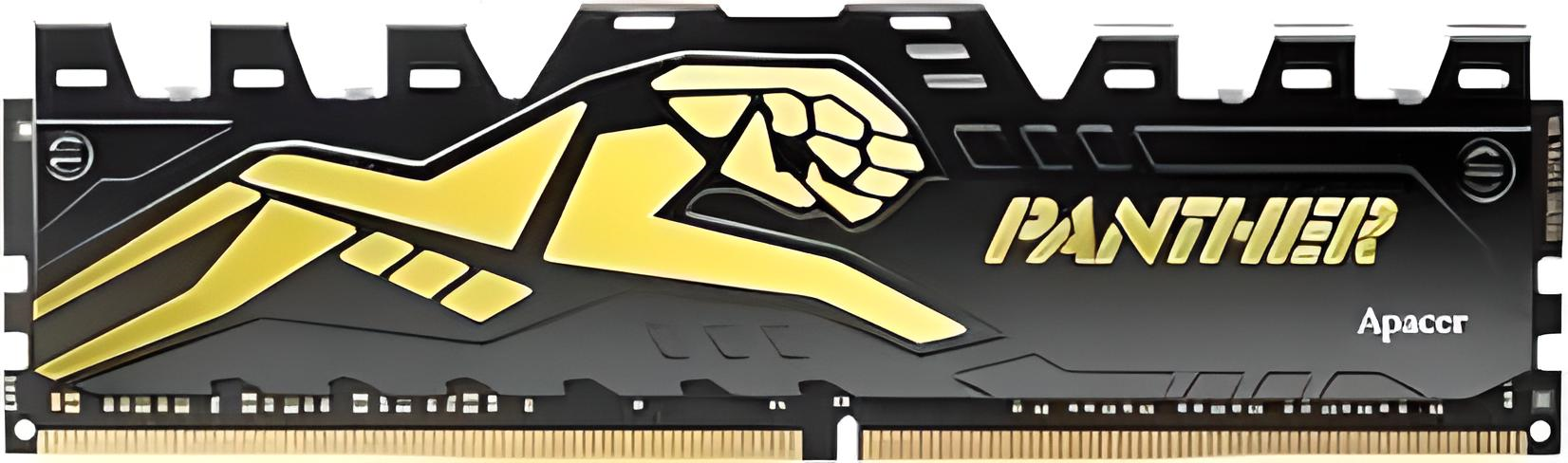 APACER 16GB DDR4 3200MHZ CL16 PC RAM Panther Black-Gold AH4U16G32C28Y7GAA-1.APACERBellek RAM1-41591