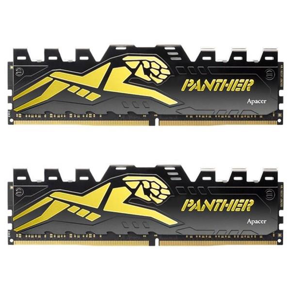 APACER 32GB (2X 16GB) DDR4 3200MHZ CL16 DUAL KIT PC RAM PANTHER AH4U32G32C28Y7GAA-2