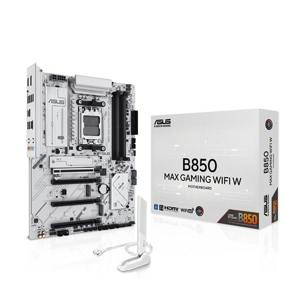 ASUS B850 MAX GAMING WIFI6E DDR5 HDMI DP PCIE 5.0 AM5 ATX