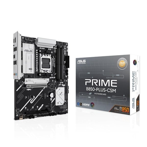 ASUS PRIME B850-PLUS CSM DDR5 - HDMI-DP PCIE 5.0 AM5 ATX Kurumsal Anakart