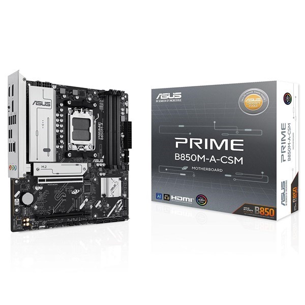 ASUS PRIME B850M-A-CSM DDR5 - HDMI-DP PCIE 5.0 AM5 mATX Kurumsal Anakart