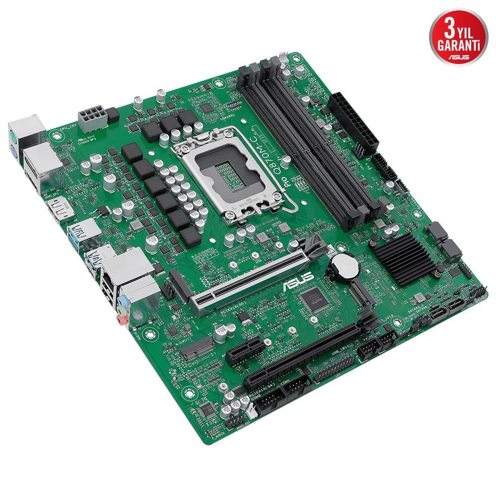 ASUS PRO Q870M-C-CSM DDR5 HDMI-DP TYPEC PCIE 5.0 1851p mATX vPRO Destekli Kurumsal Anakart /  90MB1KEP-M0EAYC