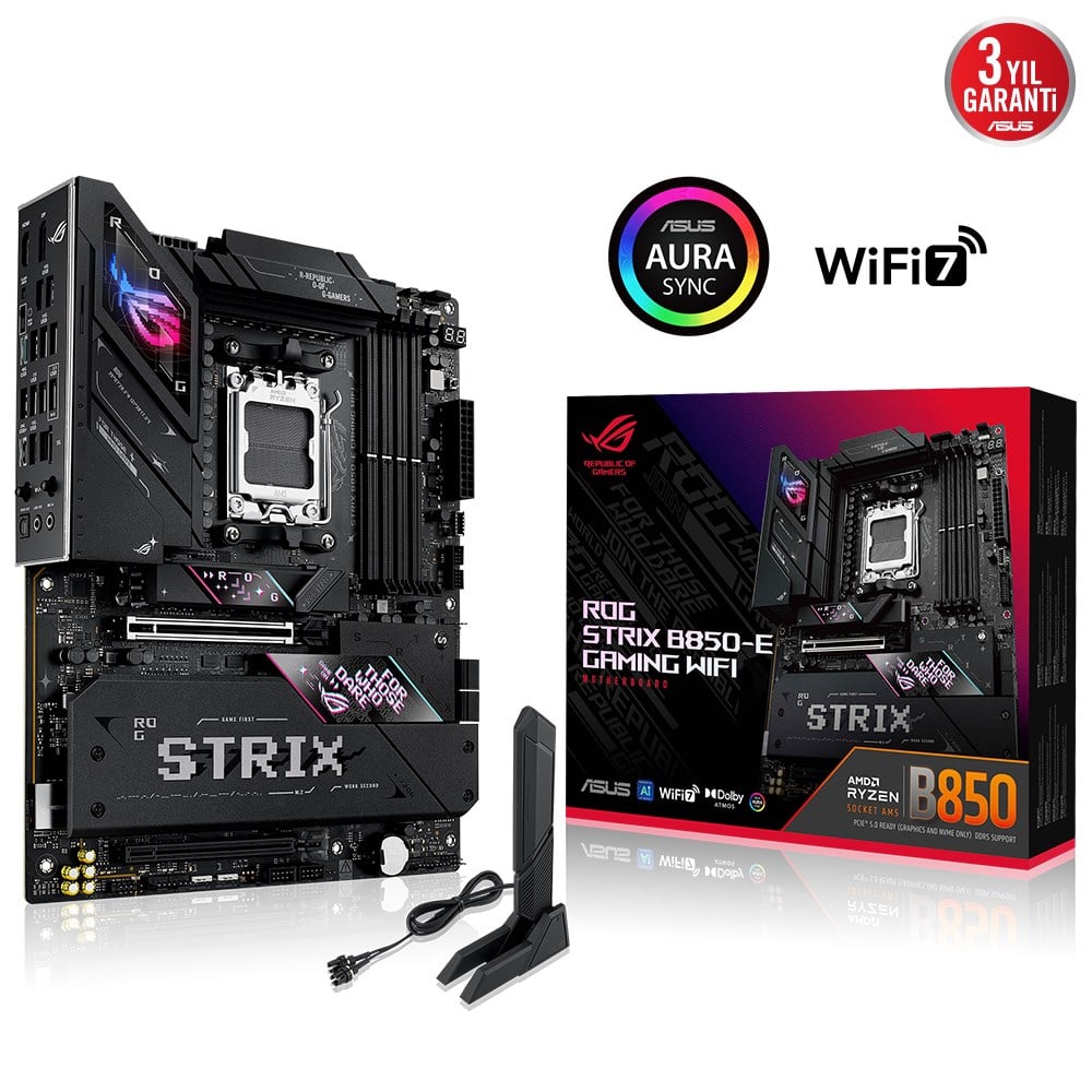 ASUS ROG STRIX B850-E GAMING WIFI-7 DDR5 HDMI DP PCIE 5.0 AM5 ATX