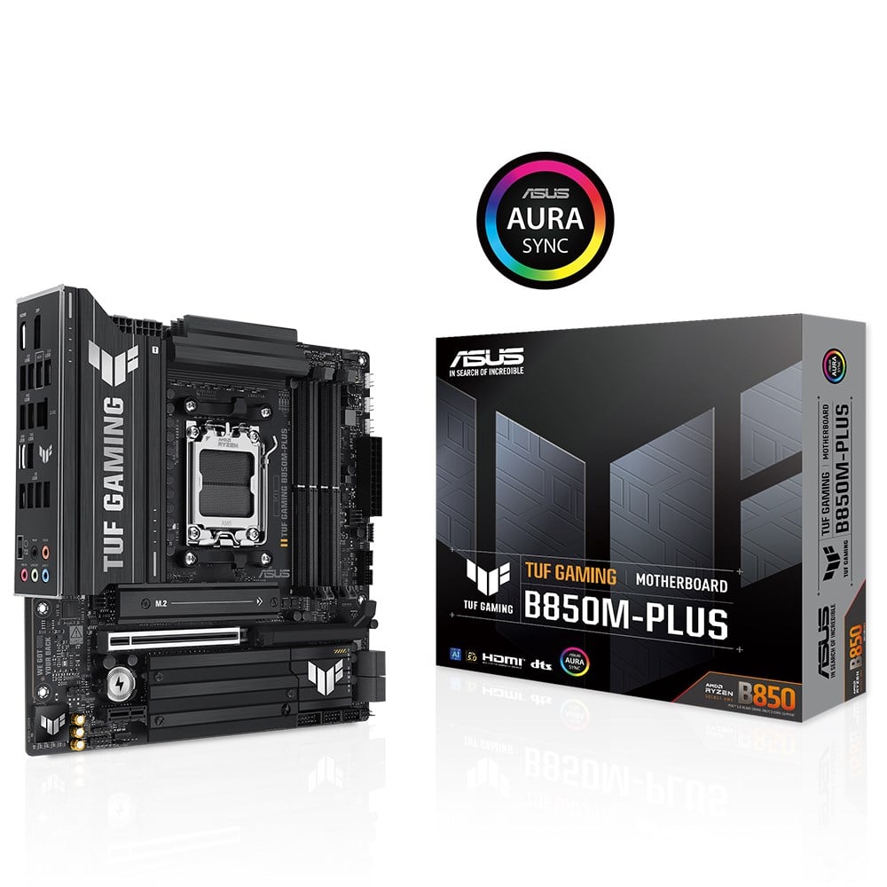 ASUS TUF GAMING B850M-PLUS WIF-7 DDR5 HDMI DP PCIE 5.0 AM5 mATX