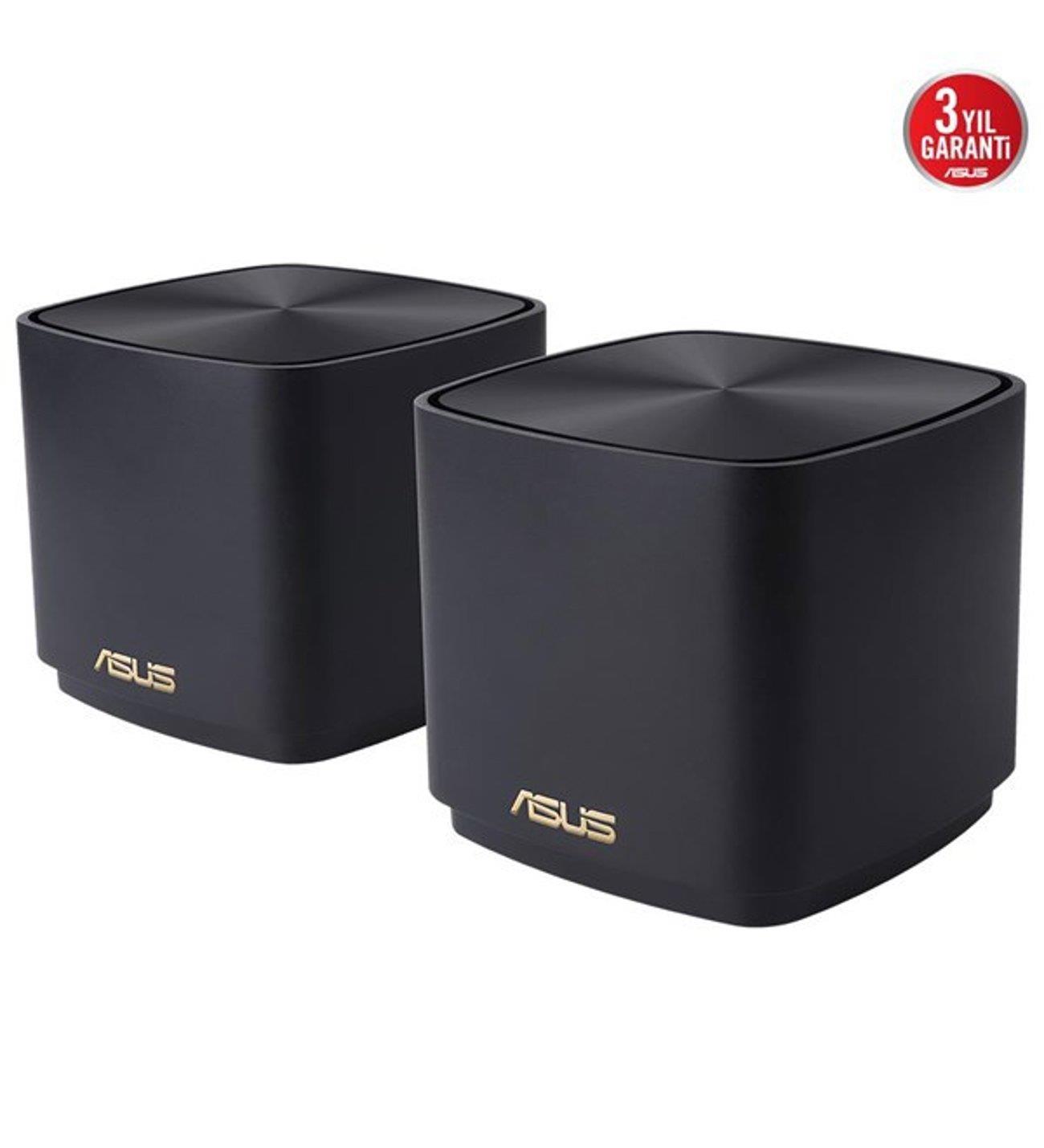 ASUS ZENWIFI XD4 PLUS AX1800 AiMESH ROUTER 2-li paket Siyah RenkAsusAccess PointB05973