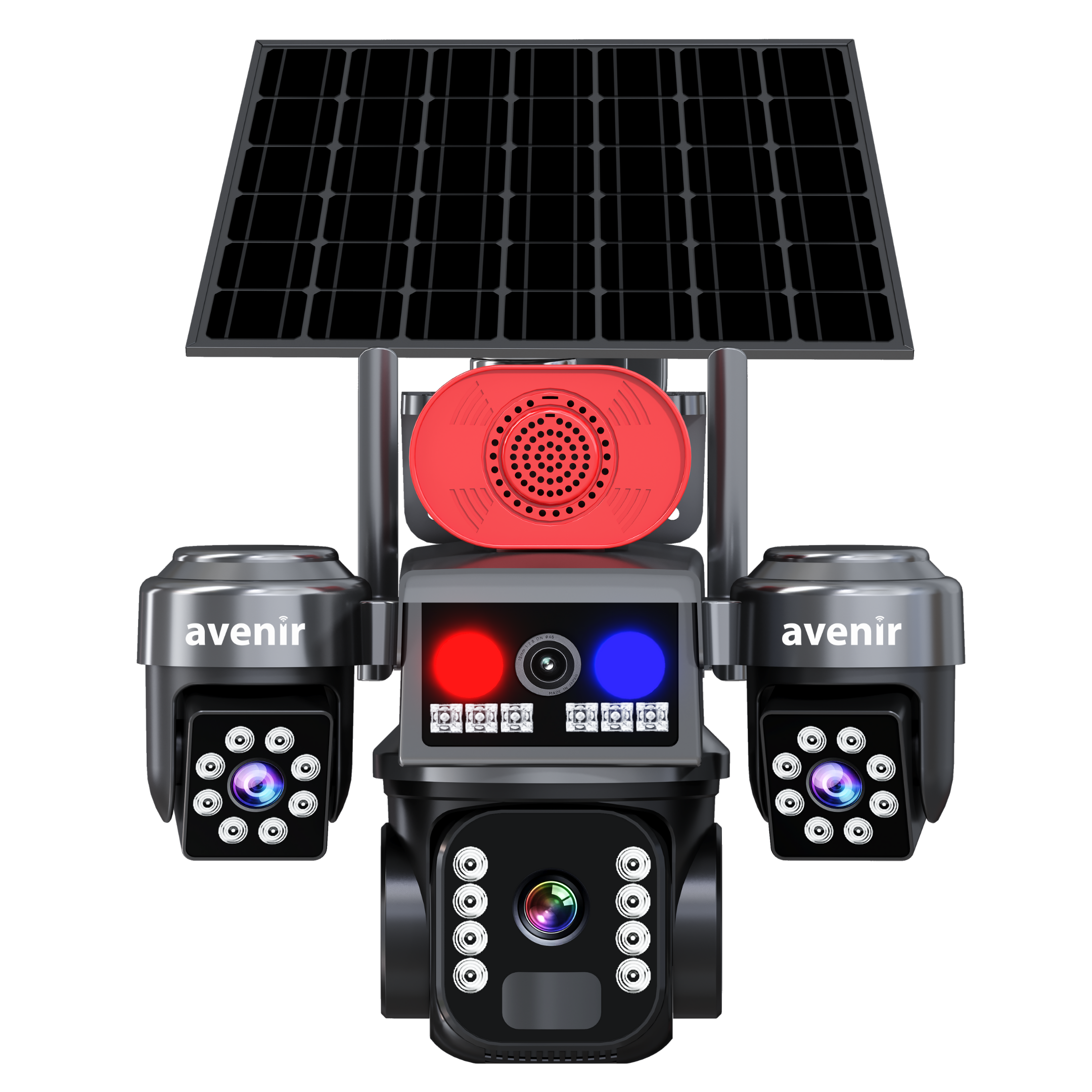 AVENIR 6MP 3 Kameralı 4G Solar IP Kamera AV-S463G