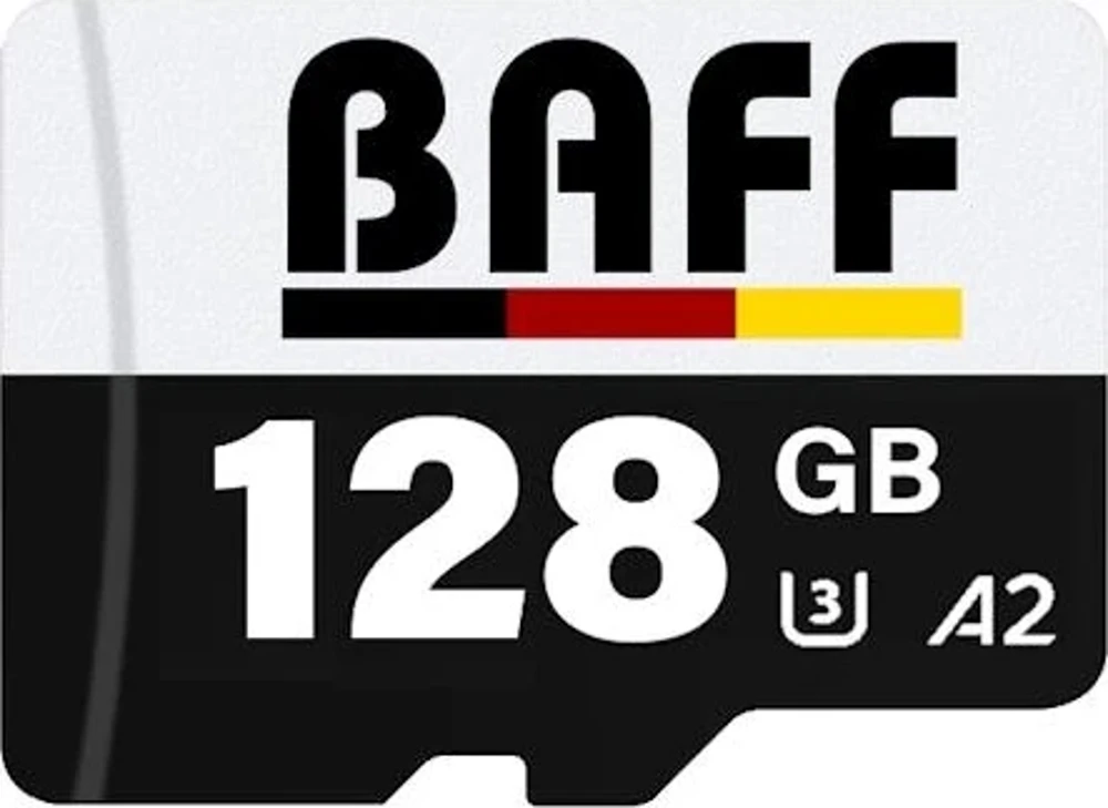 BAFF MicroSD 128GB UHS-I U3 A2 V30 Hafıza Kartı
