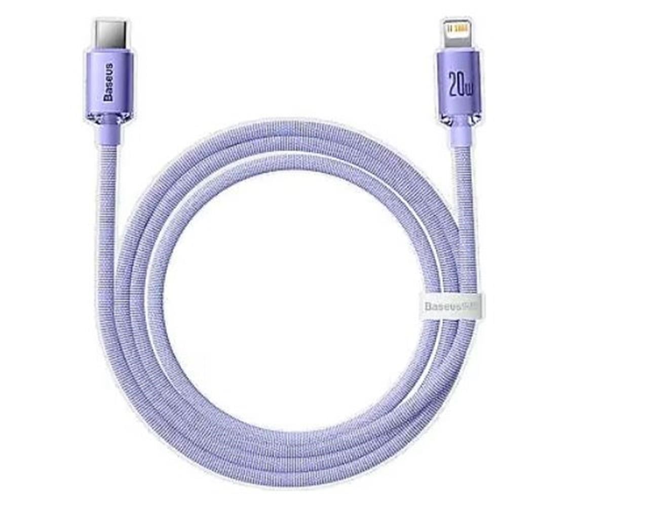 Baseus Crystal C to Lgt 20W 1.2 Kablo Mor (CAJY000205)
