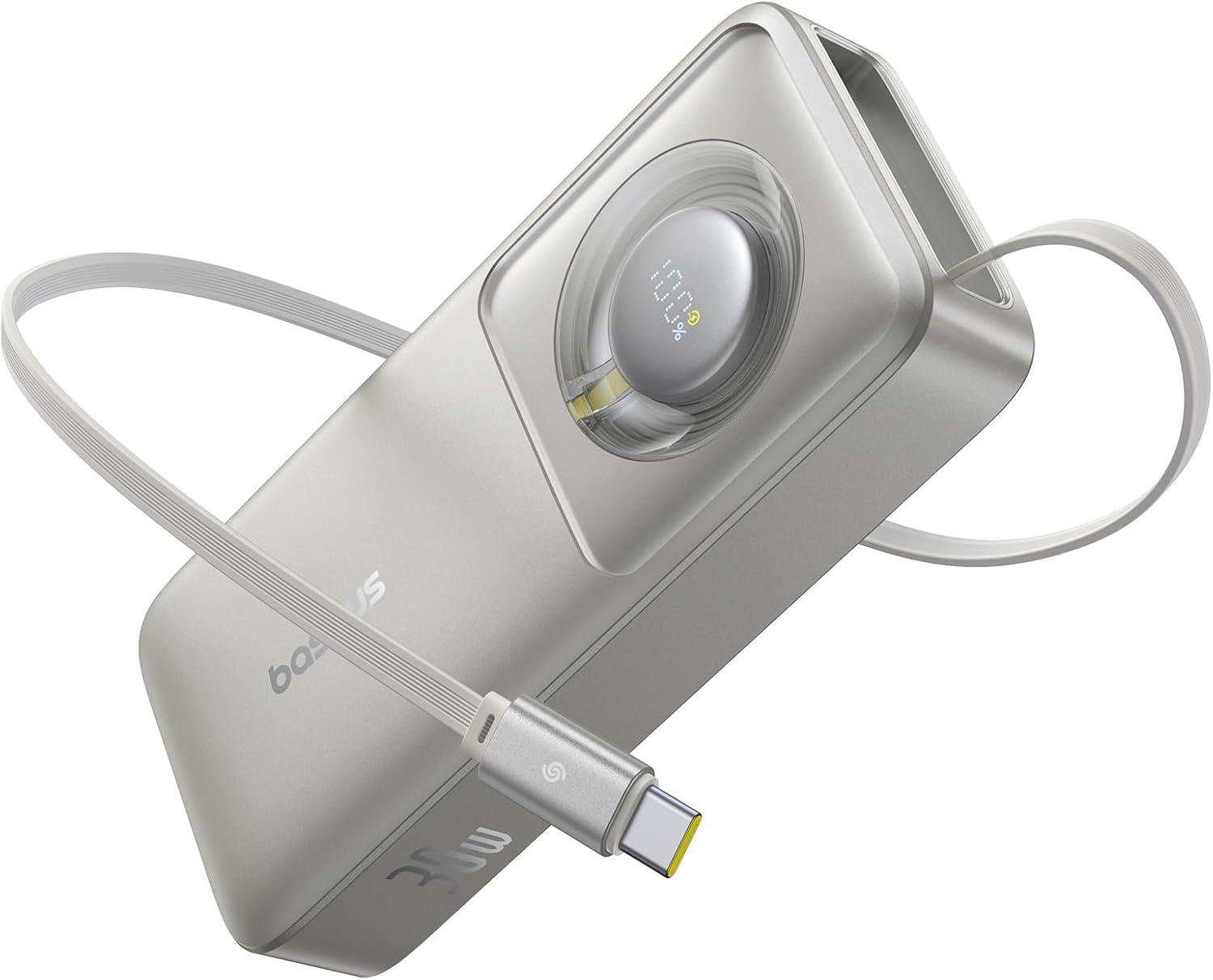 BASEUS FREE2PULL 30W 10.000MAH POWERBANK - GREY