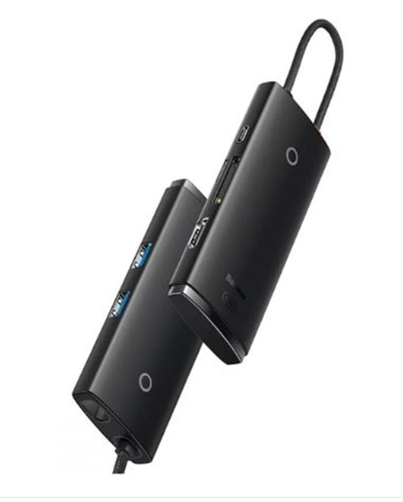 Baseus Lite 6in1 Type-C Hub- Siyah (WKQX050101)