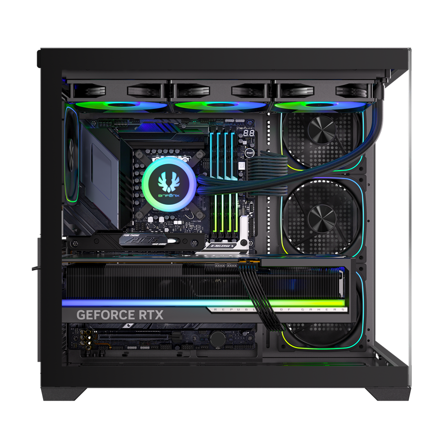 BITFENIX 850W 80+ BRONZE FC-ZAA85KKGKK-4A 4-ARGB Fanlı Gaming Mid-Tower PC Kasası