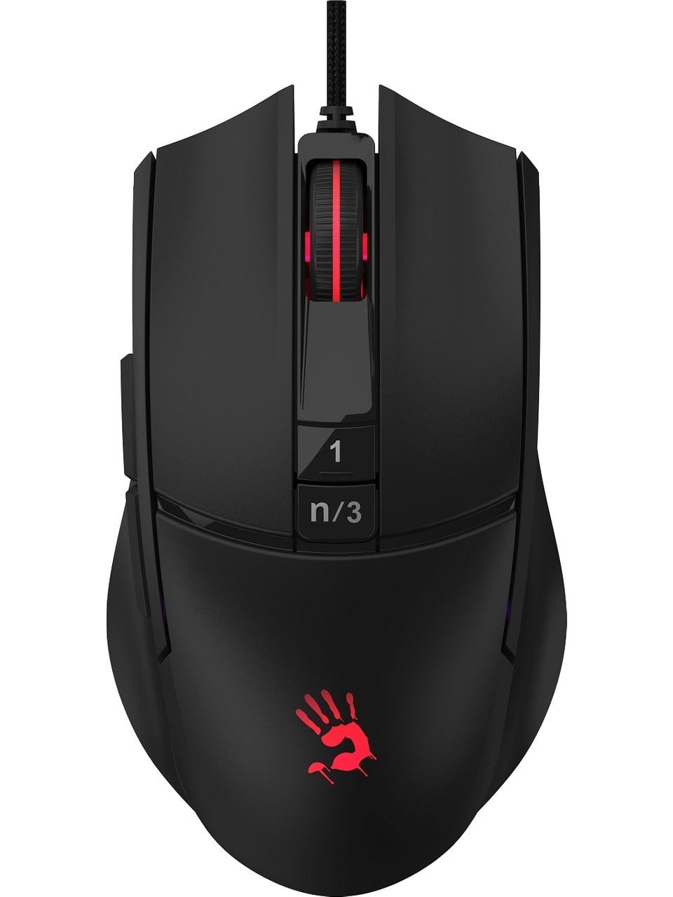 BLOODY L65 MAX USB RGB Led Aydınlatmalı 12000dpi Gaming Optic Siyah Mouse