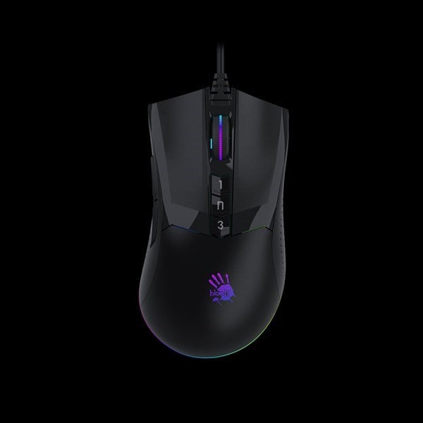 BLOODY W90 MAX USB RGB Led Aydınlatmalı 10000dpi Gaming Optic Siyah Mouse