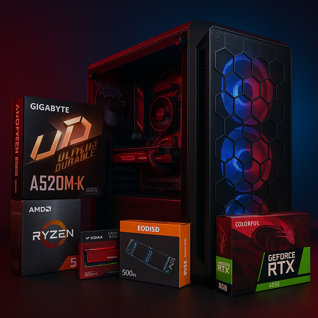 BSD HAZIR PC-A520M-K/RYZEN 5 5600/16GB DDR4 CL16 3200MHZ/500GB M2SSD/8GB RTX4060/500W MASAÜSTÜ PCMb Teknoloji | Bilgisayar Elektronik Gaming Ekipmanlar | BSD HAZIR PC-A520M-K/RYZEN 5 5600/16GB DDR4 CL16 3200MHZ/500GB M2SSD/8GB RTX4060/500W MASAÜSTÜ PCBSDMasaüstü BilgisayarB05873