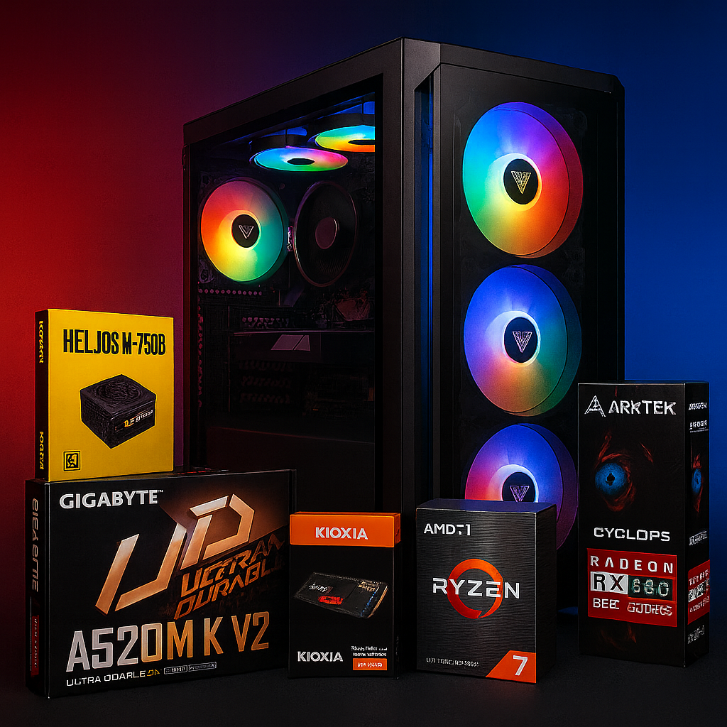 BSD HAZIR PC-A520M-K/RYZEN 7 5700X/16GB DDR4 CL16 3200MHZ/500GB M2SSD/8GB RX580 /750W 80+ BRONZ PSU / WİN11 / MASAÜSTÜ PCBSDMasaüstü BilgisayarB0