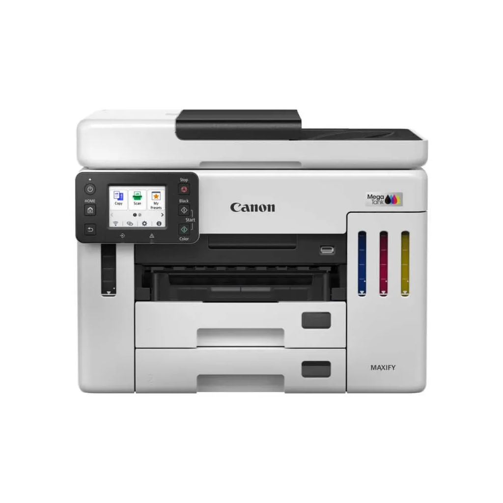 CANON MAXIFY GX7140, Renkli, Mürekkep Mega Tanklı, Yazıcı, Tarayıcı, Wifi, Lan, Duplex, ORİJİNAL MÜREKKEP