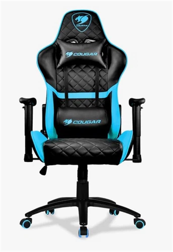 Cougar Armor One Siyah-Mavi Oyuncu Koltuğu