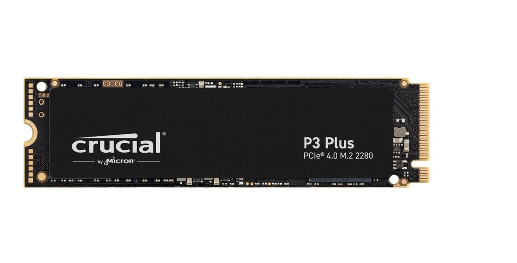 Crucial 2TB P3 CT2000P3PSSD8 Plus 3D NAND GEN4 NVMe PCIe M.2 SSD (5000-4200 MB-s)