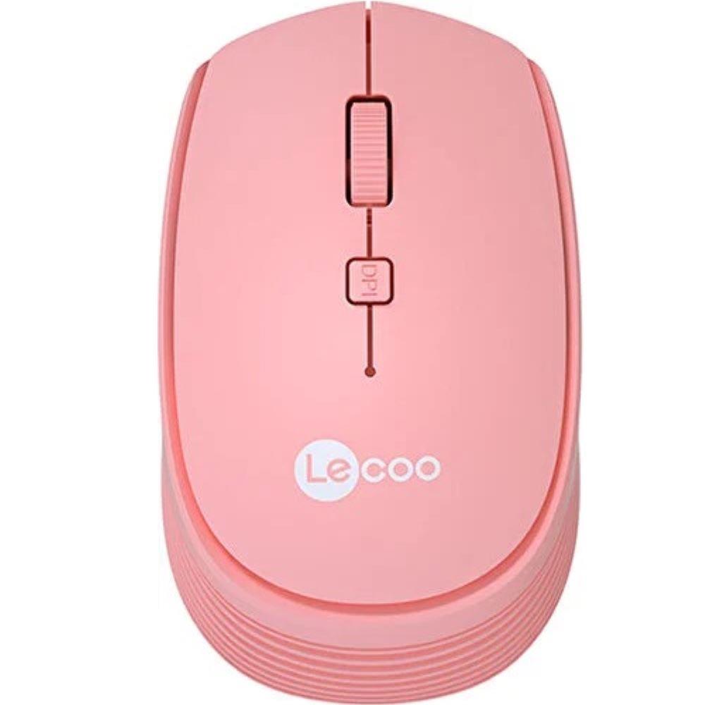 LENOVO LECOO WS202 KABLOSUZ 1200 DPİ OPTİC PEMBE MOUSELenovoMouseB04805