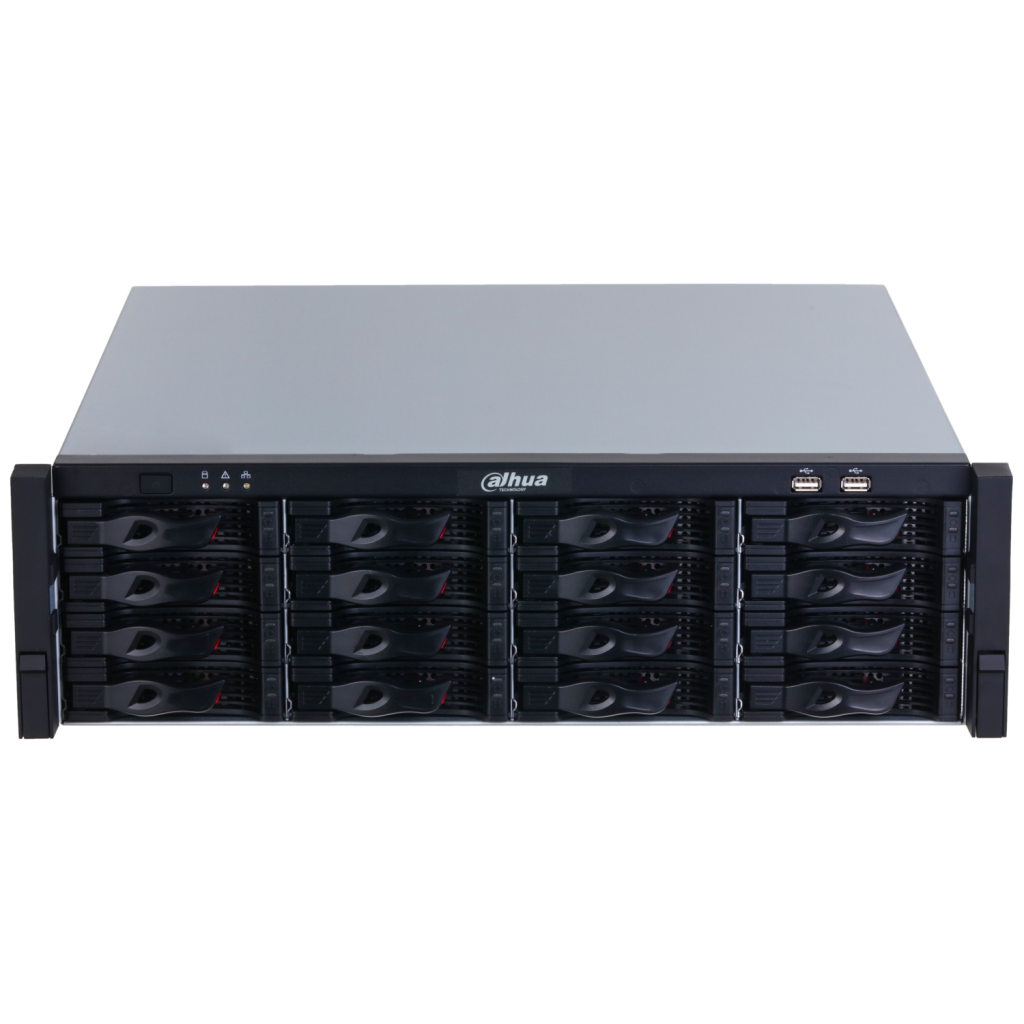 DAHUA  NVR616H-64-XI, 64Kanal, 32Mpix, H265+, 16 HDD, 1080P Kayıt, 1024 0Mbps Bant Genişliği, 4 Port 2500 Mbps LAN, RAID 0/1/5/6/10 NVR