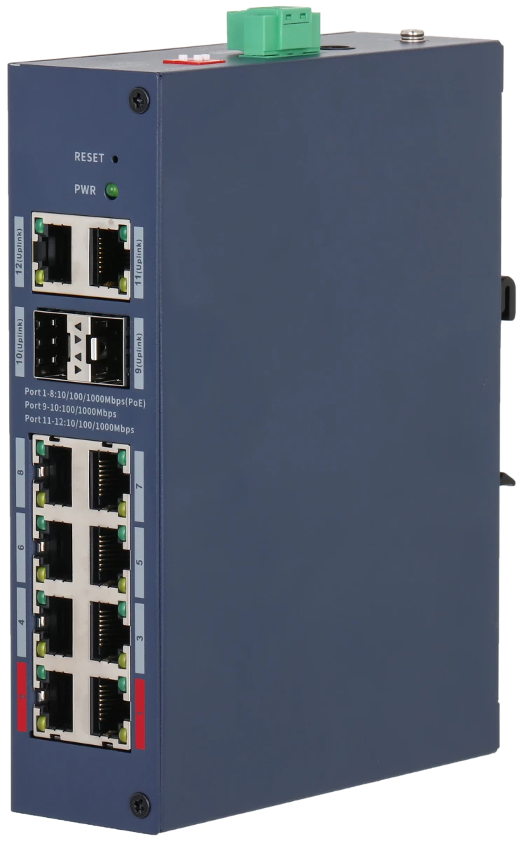 DAHUA 8port PoE 117w 2-SFP Gigabit Yönetilebilir Switch CHS4212-8GT-110