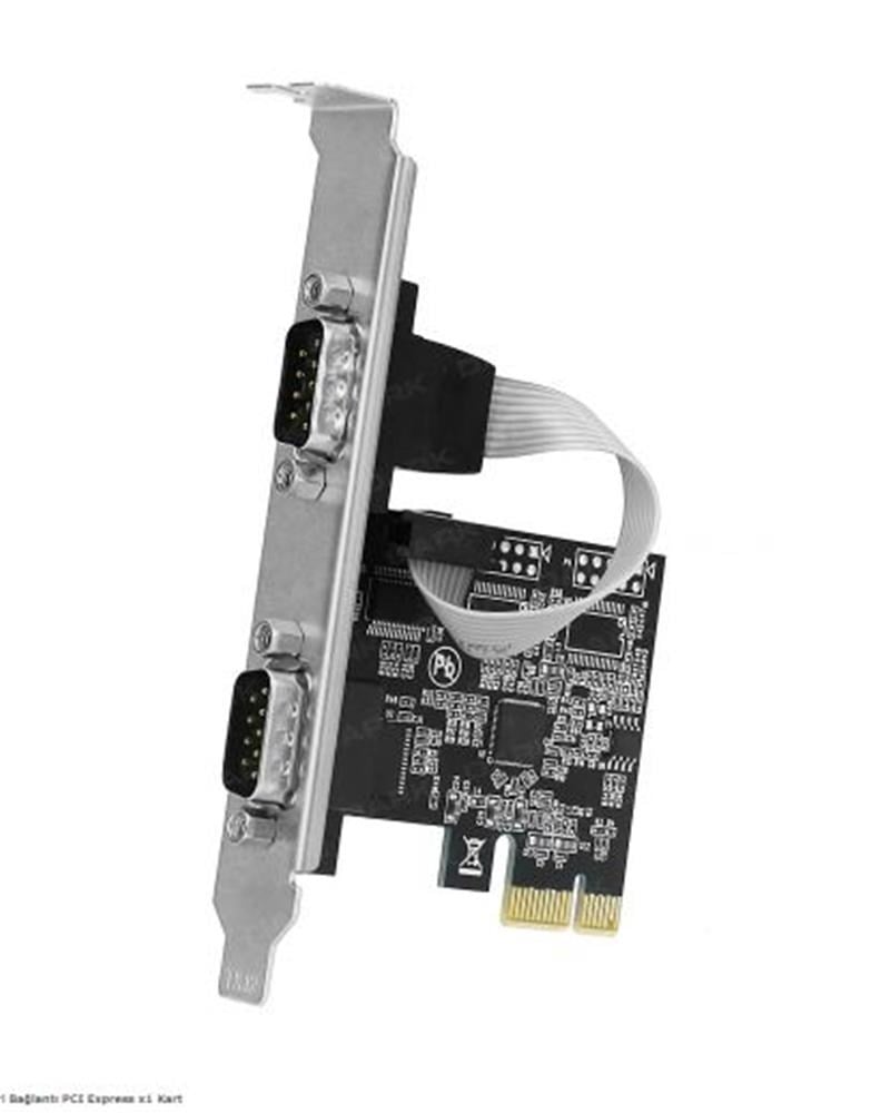 Dark DK-AC-PERS232  2 Port Seri Bağlantı PCI Express x1 Kar