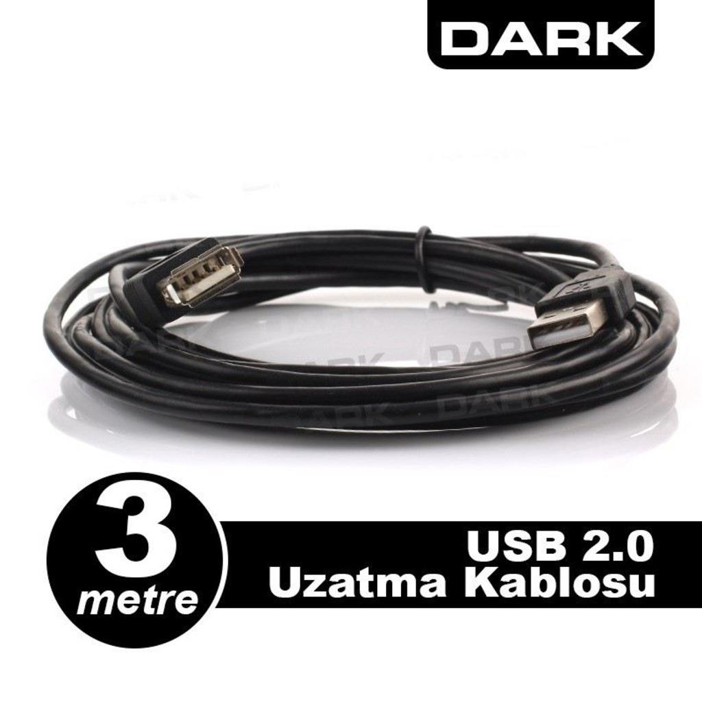 Dark DK-CB-USB2EXTL300 3 m USB 2.0 Uzatma KablosuDarkKablolarB05036
