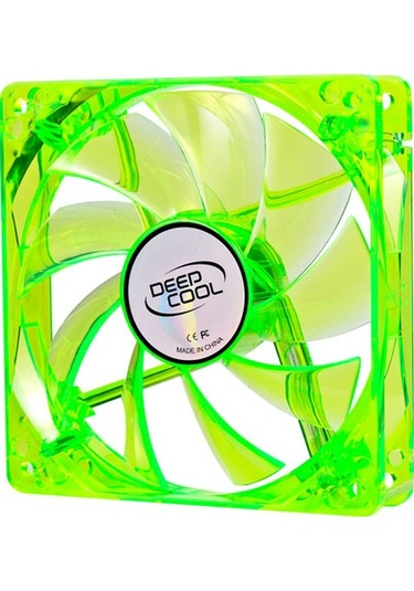 DEEPCOOL XFAN 120G/B Yeşil Şeffaf Gövde Mavi LED'li 120mm Kasa Fanı