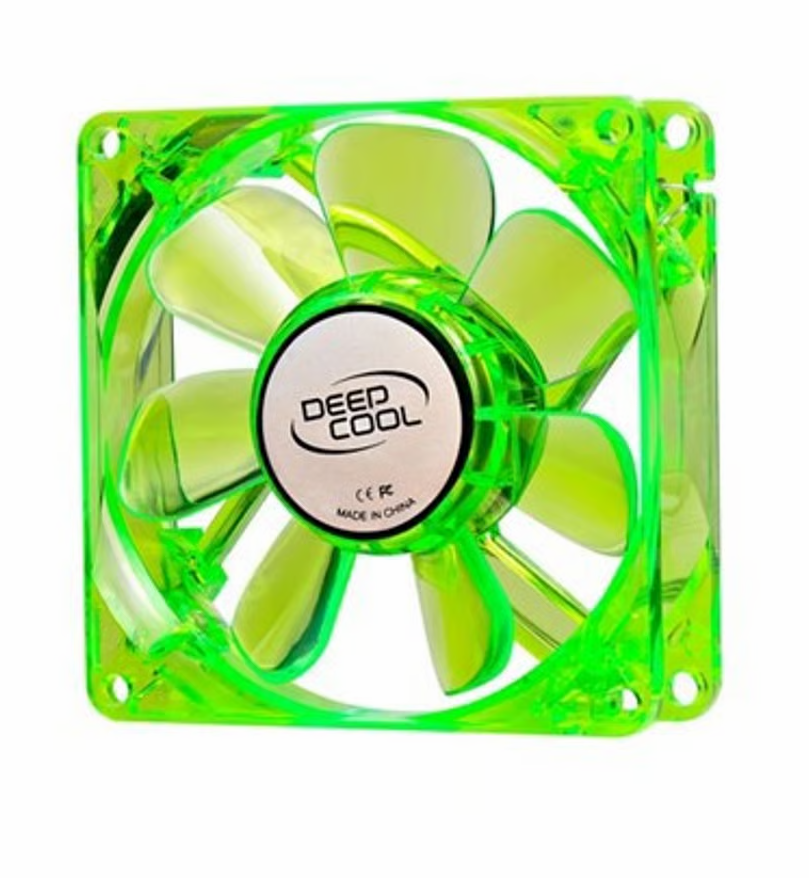 DEEPCOOL XFAN 80G/B Yeşil Gövde Üzerine Mavi LED'li Kasa Fanı
