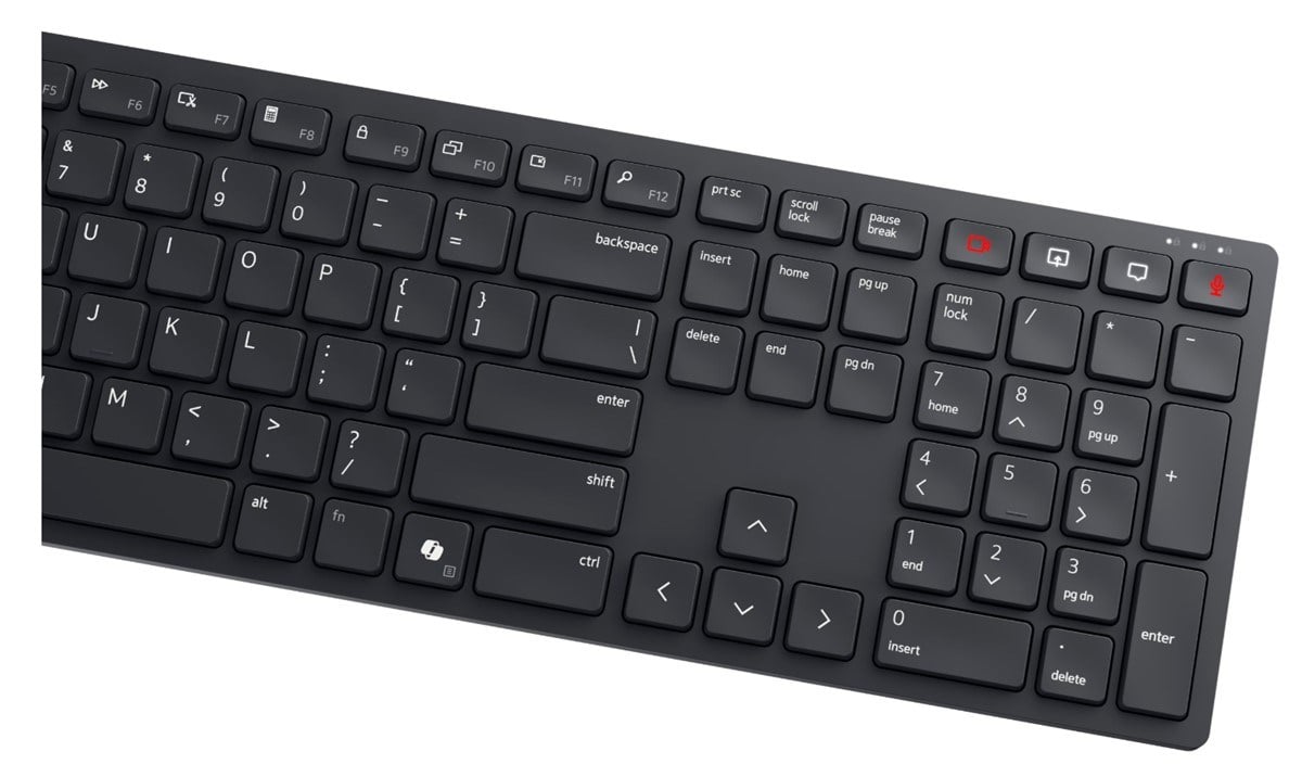 DELL Q TR KB525C PRO 580-BBSW Sessiz Kablolu TypeC Klavye