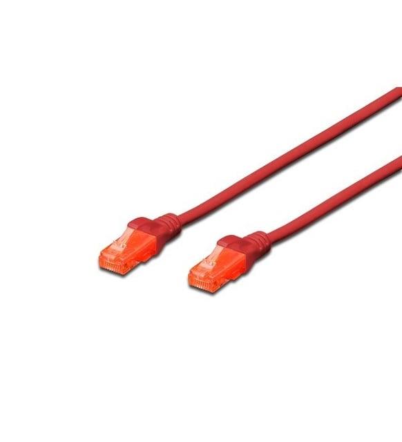 DIGITUS 1m CAT6 Utp DK-1617-010/R Kırmızı Patch KabloDIGITUSAğ Kabloları ve AdaptörleriB05961