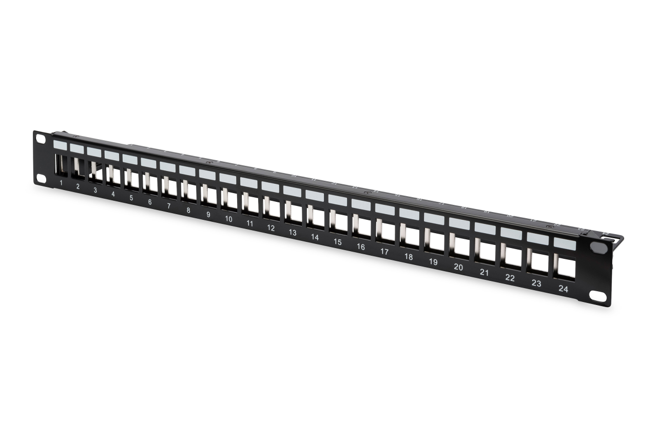DIGITUS 1U 24port Cat6 Utp Boş Patch Panel DN-91411