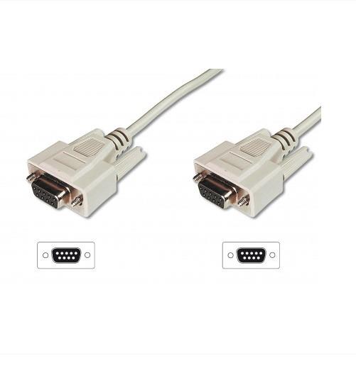 DIGITUS D-SUB 9 VERİ TRANSFER 3MT AK-610106-030-EDigitusKablolarB05644